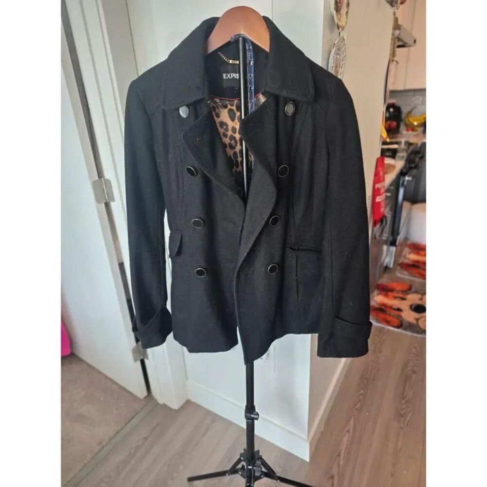 Express Women's Black Coat